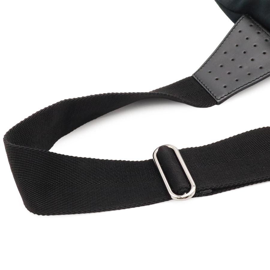 GUCCI グッチ GGキャンバス ボディバッグ ウエストバッグ ウエストポーチ レザー ブラック 黒 シルバー金具 145851 | GUCCI | 03