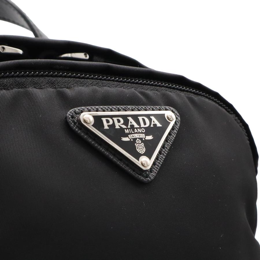 PRADA プラダ トライアングルロゴ ボディバッグ ショルダーバッグ ワンショルダー 斜め掛け ナイロン レザー NERO ブラック 黒 1BZ026 | PRADA | 05