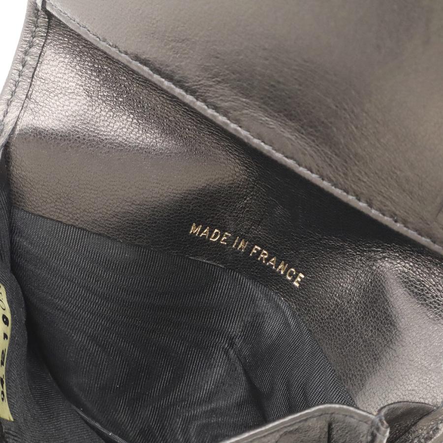 CHANEL シャネル ココマーク カードケース 名刺入れ パスケース ラムスキン レザー ブラック 黒 | CHANEL | 05