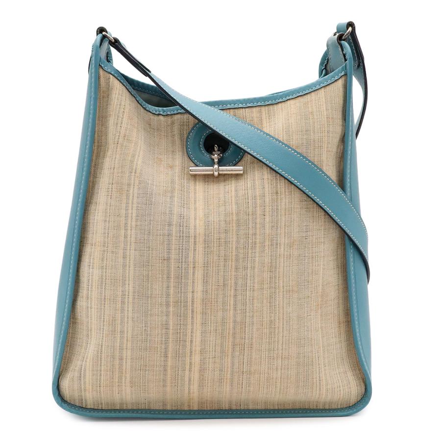 HERMES エルメス ヴェスパPM ショルダーバッグ ワンショルダー ヴォースイフト レザー クリノラン ブルージーン 水色 シルバー金具 | HERMES
