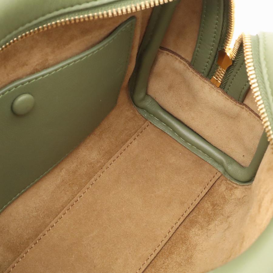 LOEWE ロエベ アマソナ16 スクエア アナグラム ハンドバッグ ミニバッグ 2WAY ショルダーバッグ レザー グリーン ゴールド金具 | LOEWE | 06