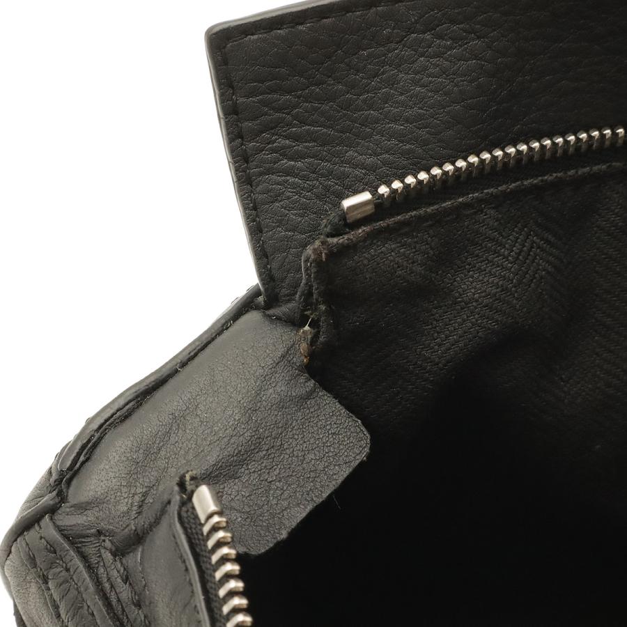 LOEWE ロエベ パズル バムバッグ ミニ ボディバッグ ショルダーバッグ ウエストバッグ レザー ブラック 黒 シルバー金具 B510U89X02 | LOEWE | 07