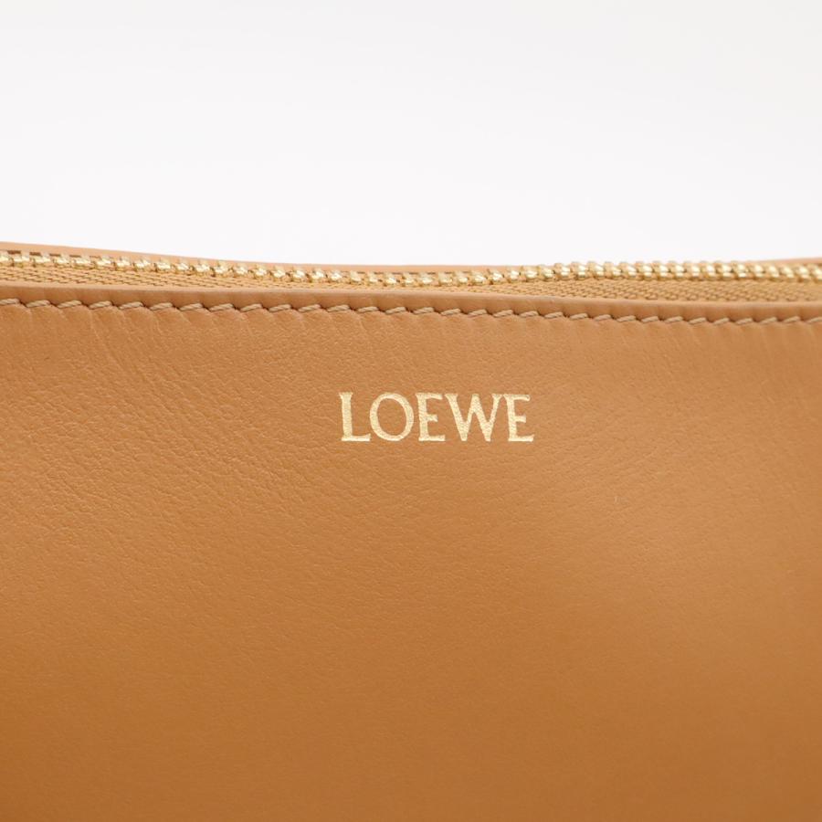 LOEWE ロエベ パズルフォルド ポーチ ショルダーバッグ 2WAY クラッチバッグ シャイニーナパカーフ ウォームデザート キャメル | LOEWE | 08