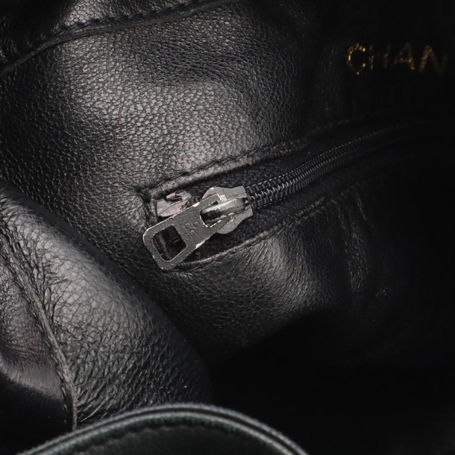 CHANEL シャネル マトラッセ チェーンショルダー ショルダーバッグ 斜め掛け ミニバッグ 巾着型 レザー ブラック 黒 ゴールド金具 | CHANEL | 05