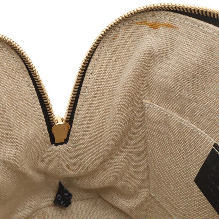 GUCCI グッチ マイクログッチシマ ハンドバッグ ミニバッグ 2WAY ショルダーバッグ レザー ブラック 黒 ゴールド金具 アウトレット品 | GUCCI | 05