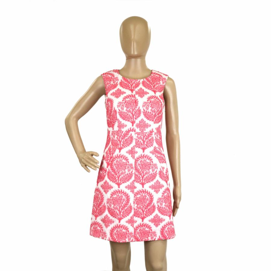 アパレル Diane Von Furstenberg ダイアン フォン ファステンバーグ ワンピース ノースリーブ ダマスク柄 ピンク 0 5号 クリーニング済 中古 Blumin 通販 Yahoo ショッピング