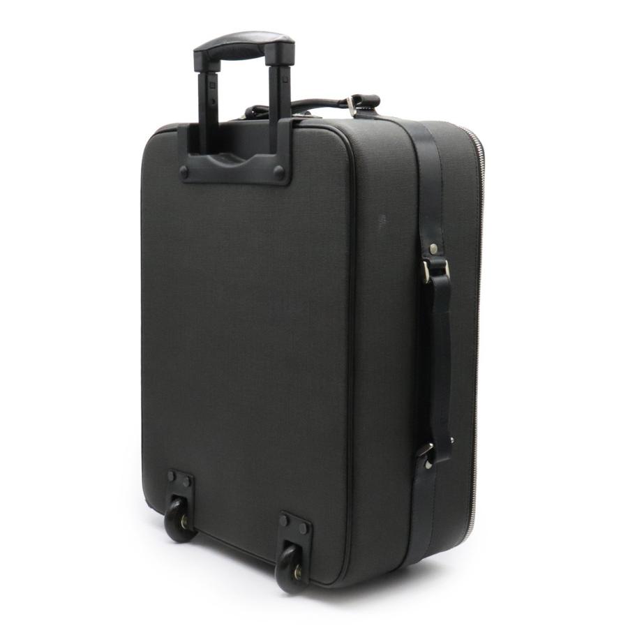 Bvlgari ブルガリ ウィークエンド キャリーバッグ スーツケース トラベルバッグ 旅行用 Pvc レザー 黒 ブラック ダークグレー 中古 Blumin 通販 Yahoo ショッピング