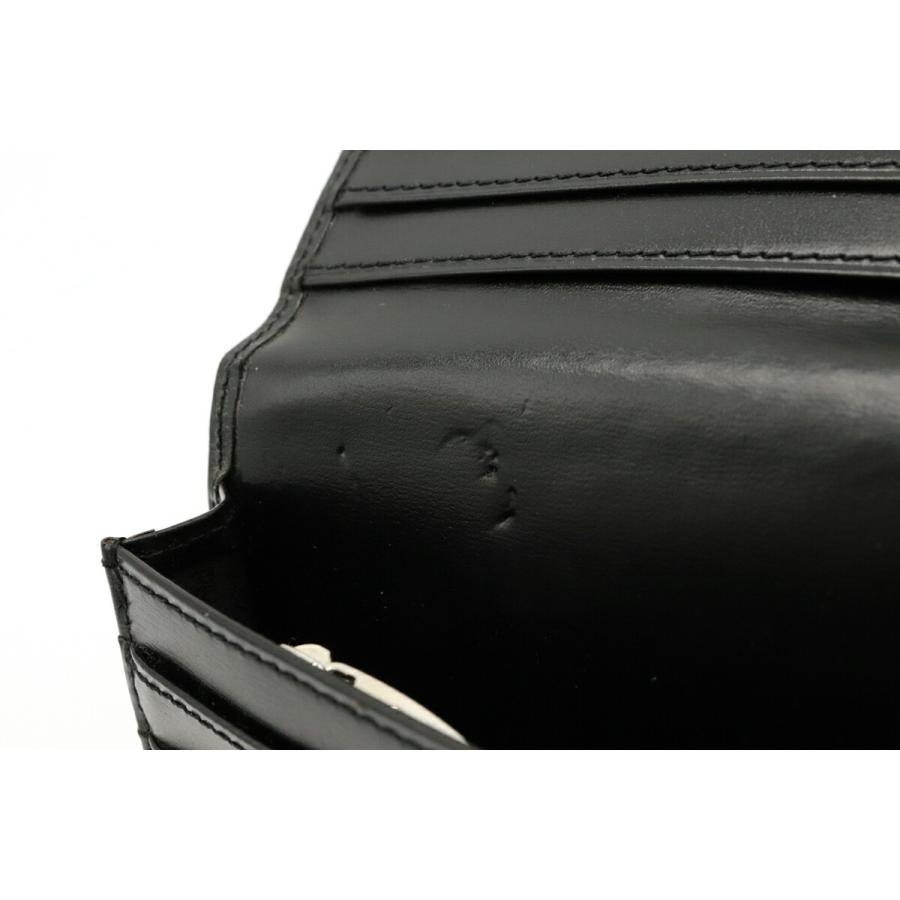 Cartier カルティエ パシャライン パシャ ドゥ カルティエ 2つ折り長財布 二つ折り長財布 カーフ レザー 黒 ブラック シルバー金具 L 中古 2107 Blumin 通販 Yahoo ショッピング