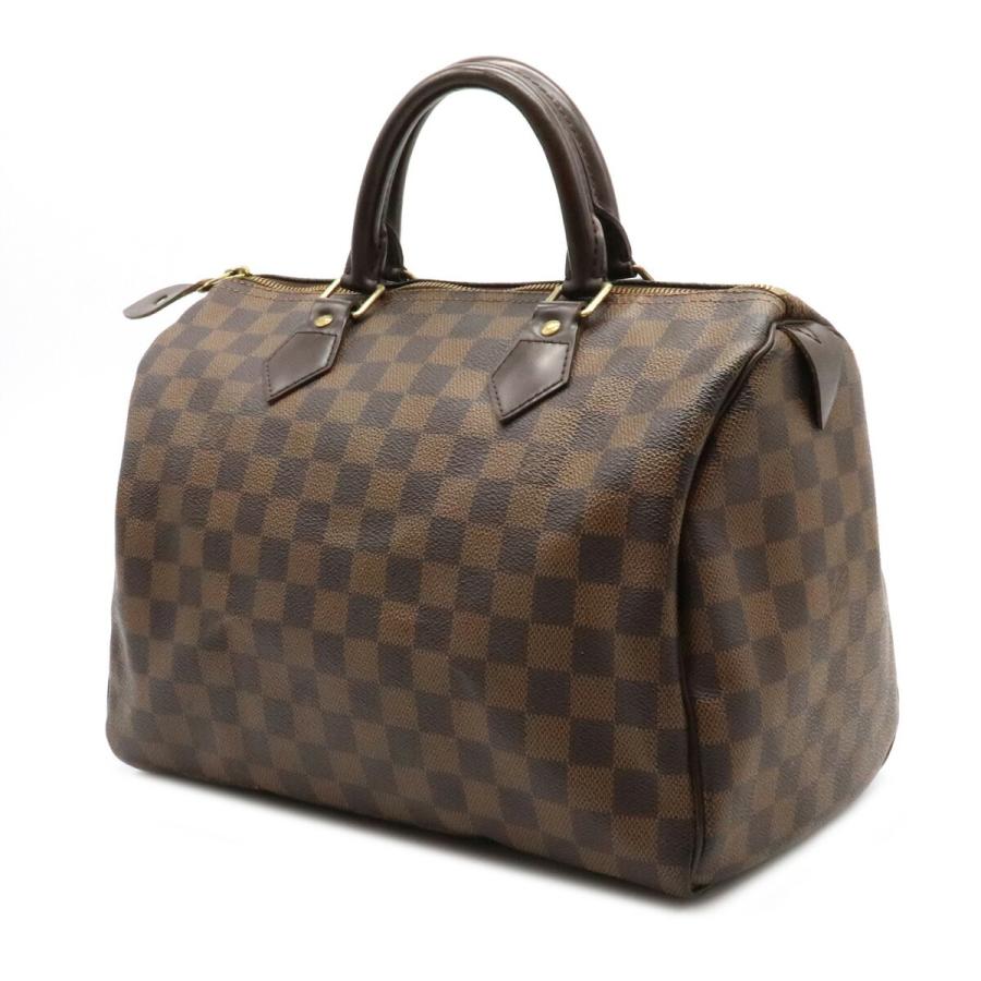 最大10 Offクーポン 中古 ルイヴィトン あす楽 送料無料 西神店 レディース Vuitton Louis ブラウン ボストン ハンド Sランク N ダミエ スピーディー30 バッグ レディースバッグ