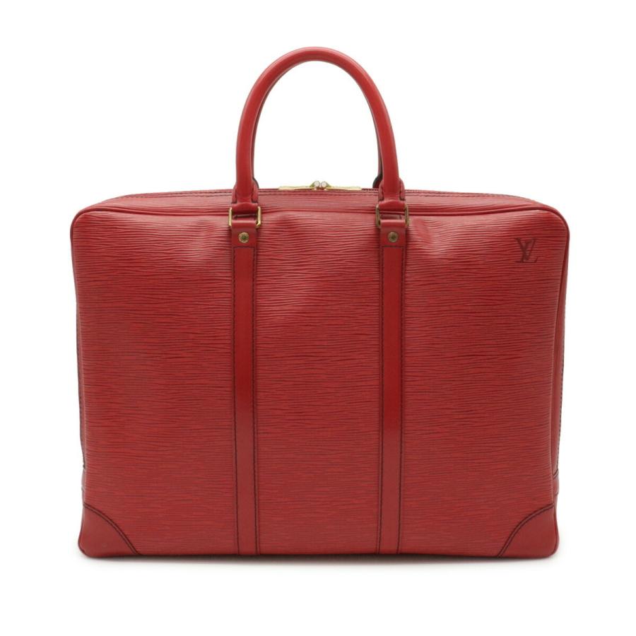ルイヴィトン LOUIS VUITTON ポルトドキュマン ヴォワヤージュ 赤