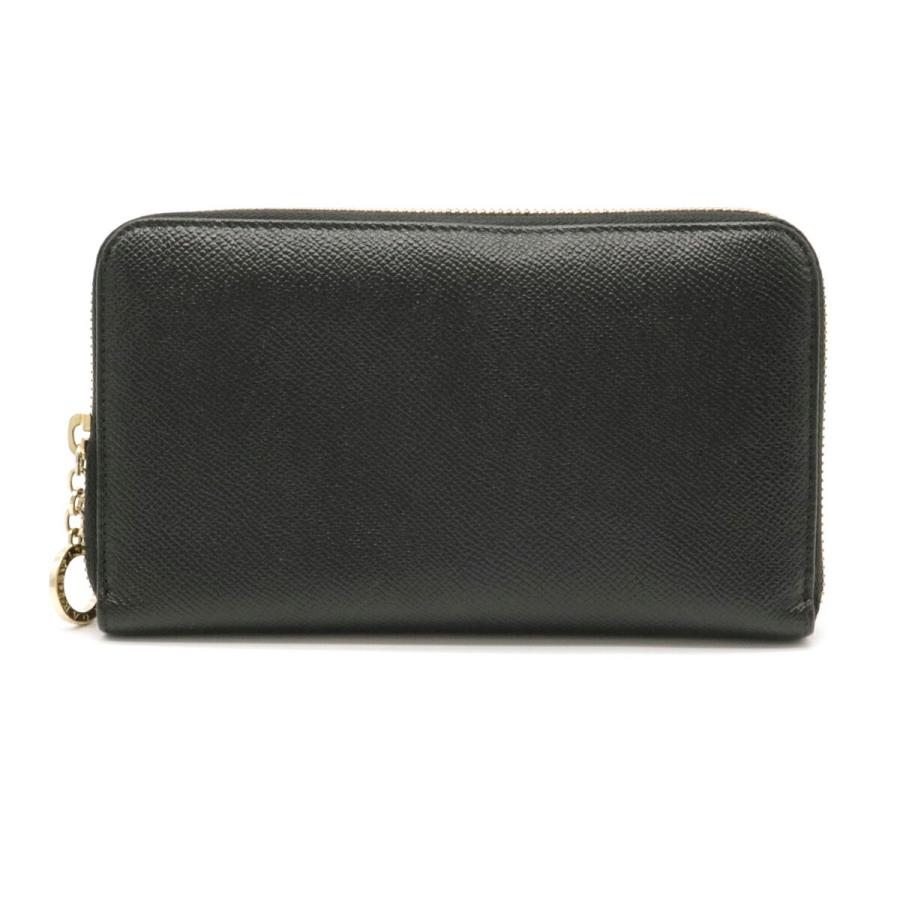 ラウンドファスナー ブルガリブルガリ ブラック グレインレザー 財布 ゴールド金具 メンズ 長財布 黒 Bvlgari Bluminのbvlgari ブルガリ 長財布 中古