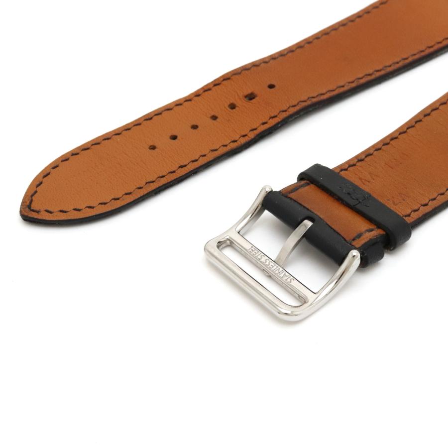 HERMES エルメス Apple watch 44mm 替えバンド 替えベルト レザー ラバー シルバー金具