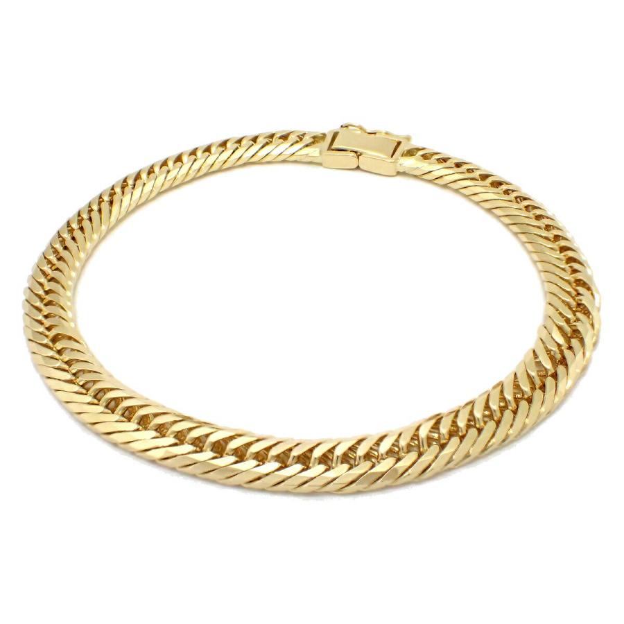 KIHEI 喜平 キヘイ ブレスレット K18 18金 ゴールド 20.5g 20.0cm YG 8面T トリプル 日本造幣局検定マーク入り 20g 前後 | 