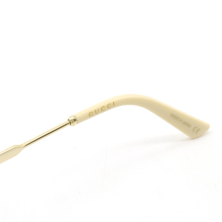 GUCCI グッチ ウェブストライプ 伊達メガネ 眼鏡 めがね メガネフレーム トリコロール ブラウン系マーブル アイボリー 54□17-140 GG05240 | GUCCI | 03