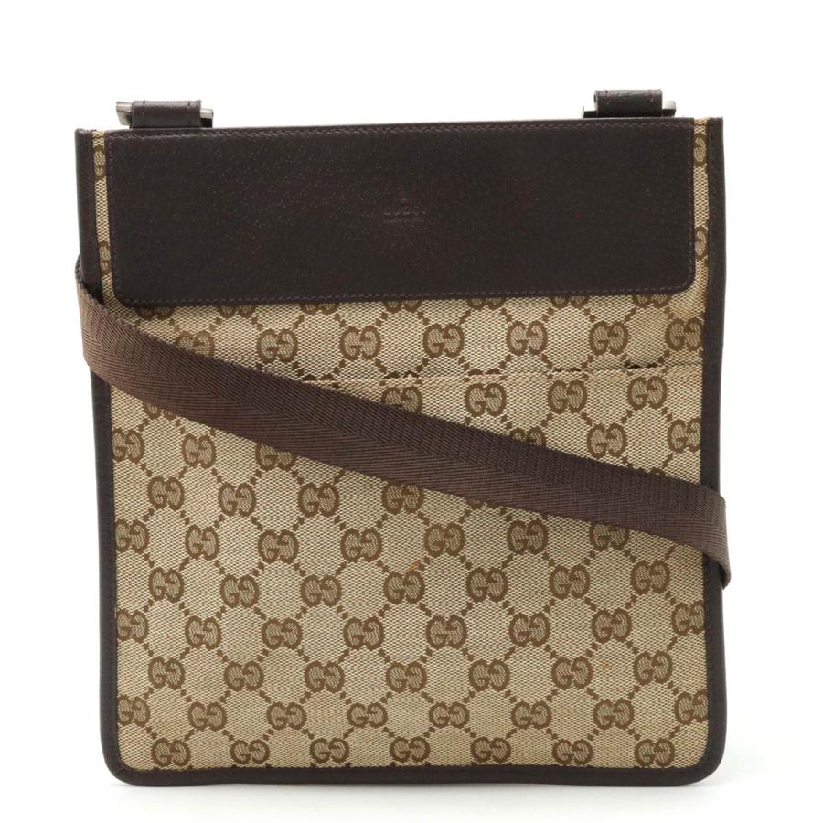 GUCCI グッチ GGキャンバス ショルダーバッグ 斜め掛けショルダー 