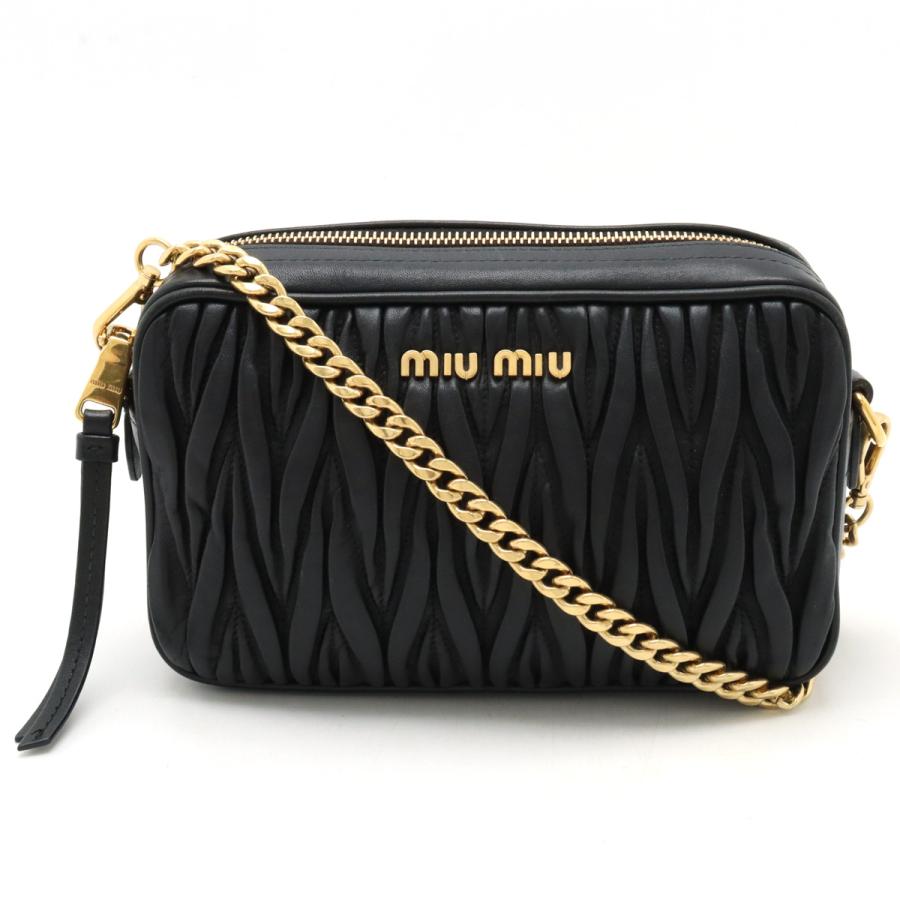 miu Miu ミュウ ミュウミュウ マテラッセ ショルダーバッグ miu Miu ミュウ ミュウミュウ マテラッセ ショルダーバッグ