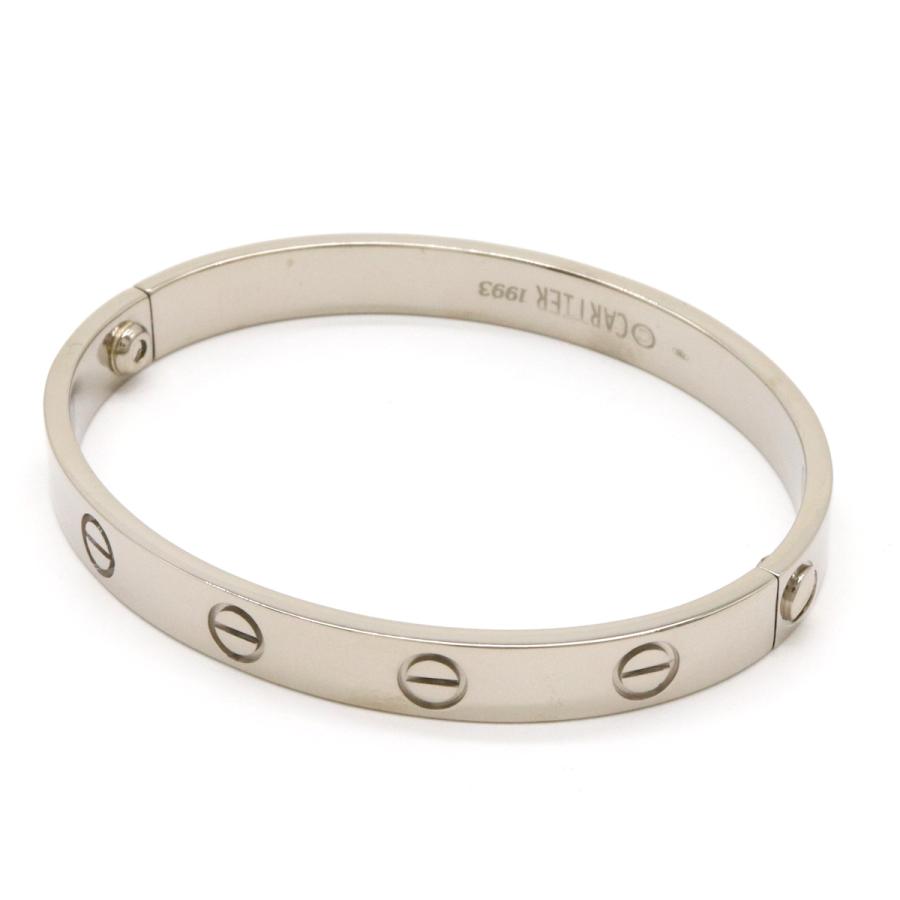 Cartier カルティエ LOVE ラブブレス ブレスレット バングル K18WG 750WG ホワイトゴールド #16 B6005600 | Cartier | 01