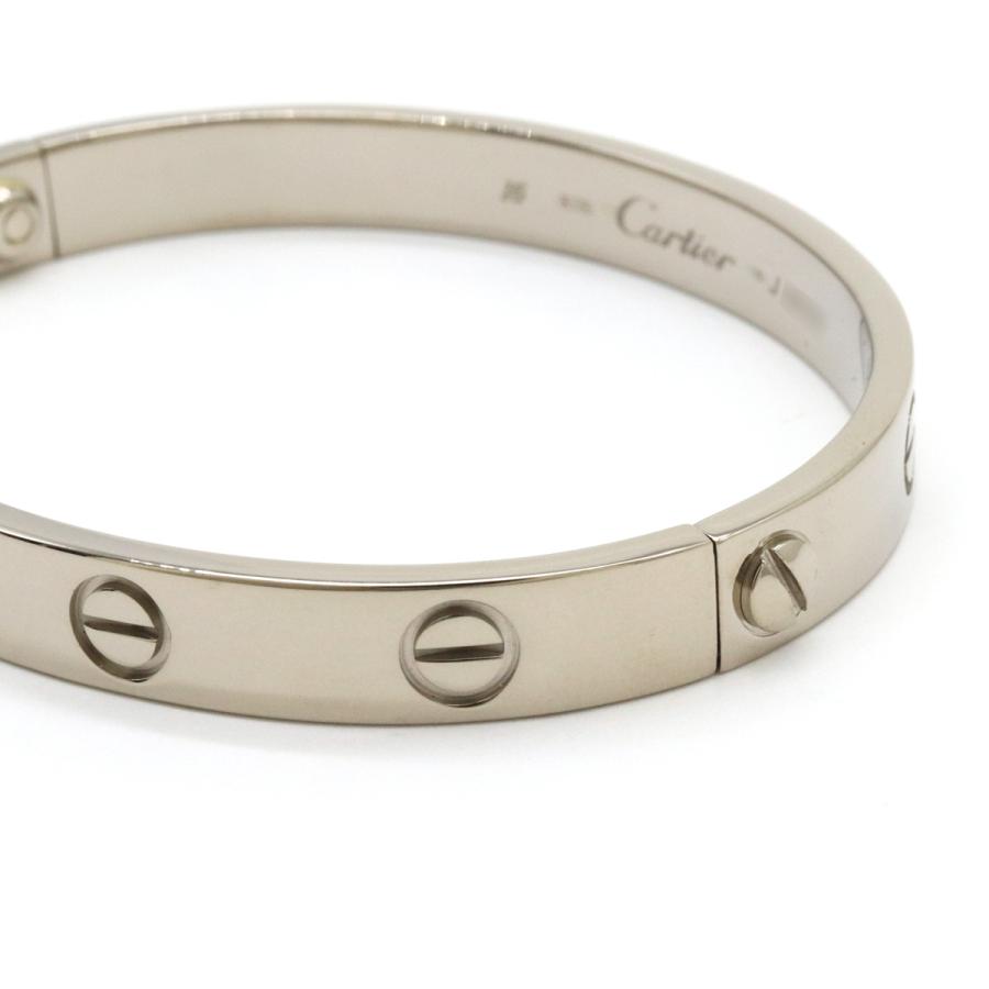 Cartier カルティエ LOVE ラブブレス ブレスレット バングル K18WG 750WG ホワイトゴールド #16 B6005600 | Cartier | 02