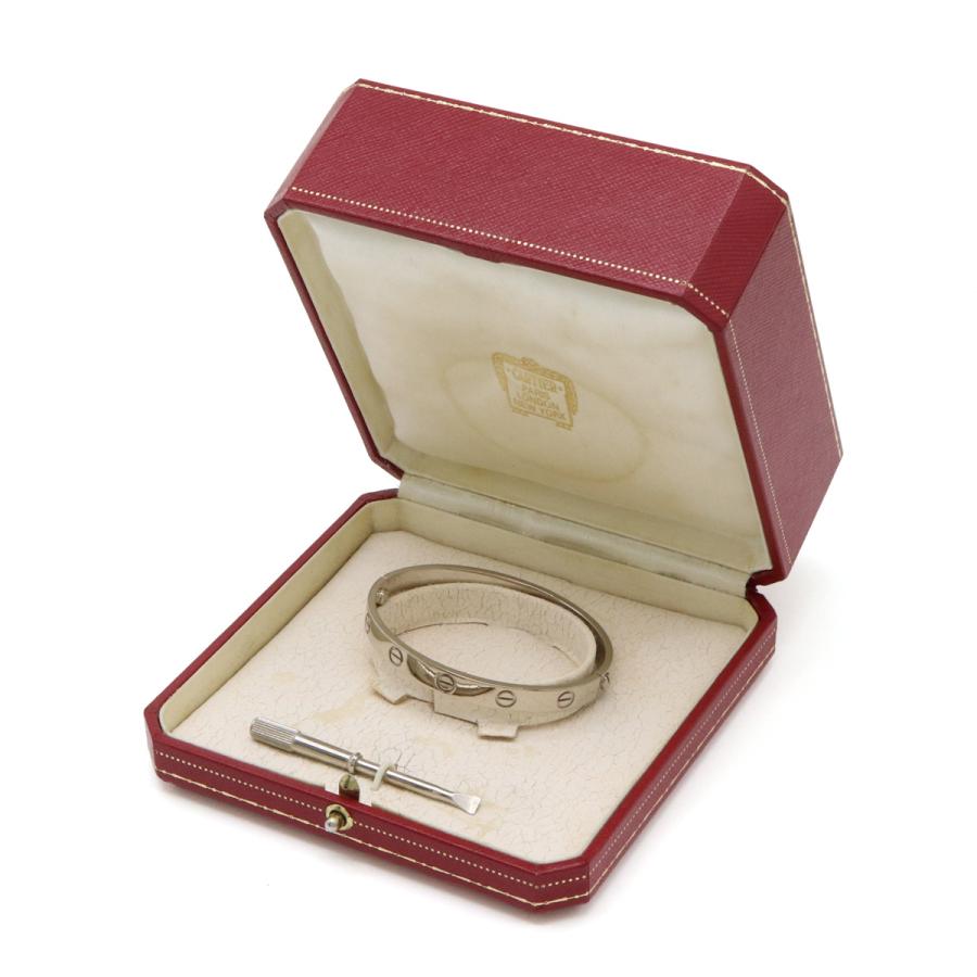 Cartier カルティエ LOVE ラブブレス ブレスレット バングル K18WG 750WG ホワイトゴールド #16 B6005600 | Cartier | 05