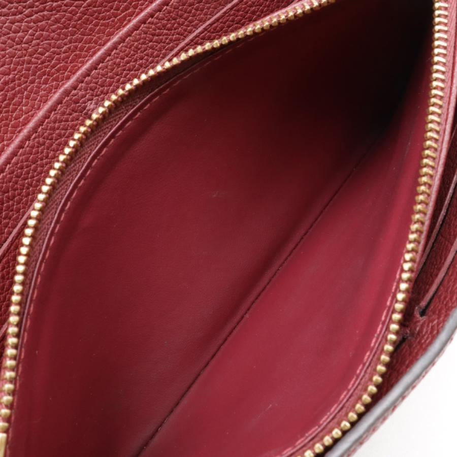 希少色ルイヴィトン モノグラムアンプラント ポルトフォイユ・サラ レッド LOUIS VUITTON ルイヴィトン モノグラム アンプラント