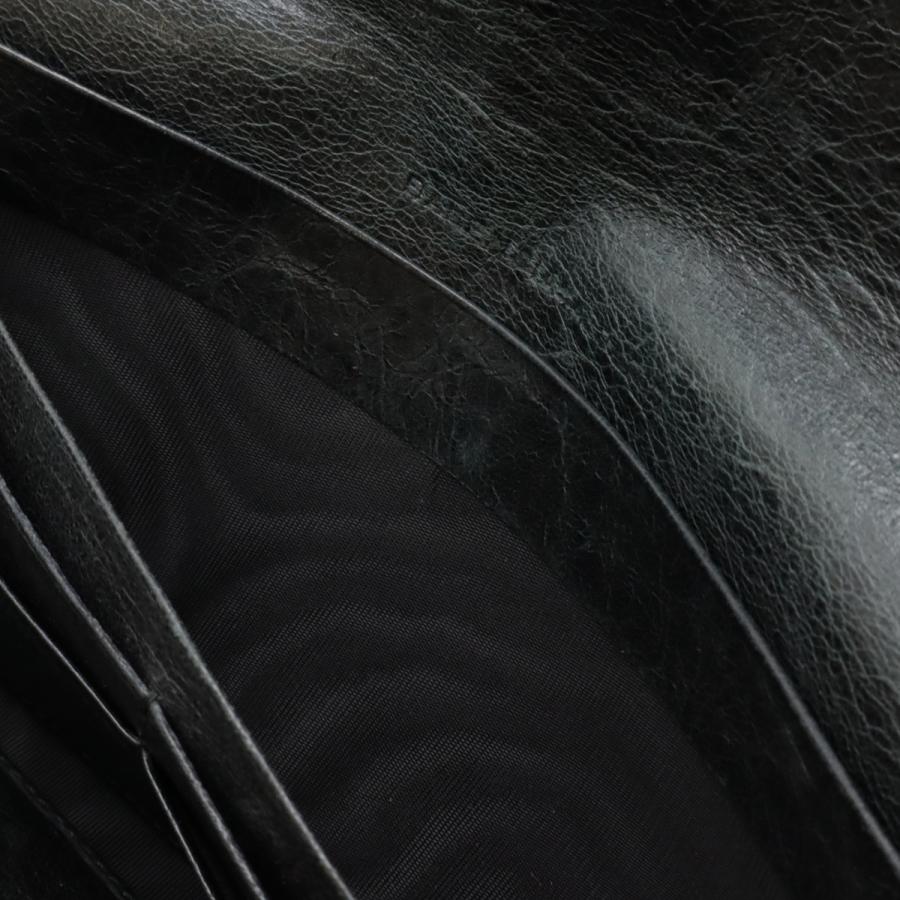 BALENCIAGA バレンシアガ CLASSIC MONEY クラシックマネー 2つ折長財布 二つ折り長財布 レザー ブラックグリーン系 163471 | BALENCIAGA | 04