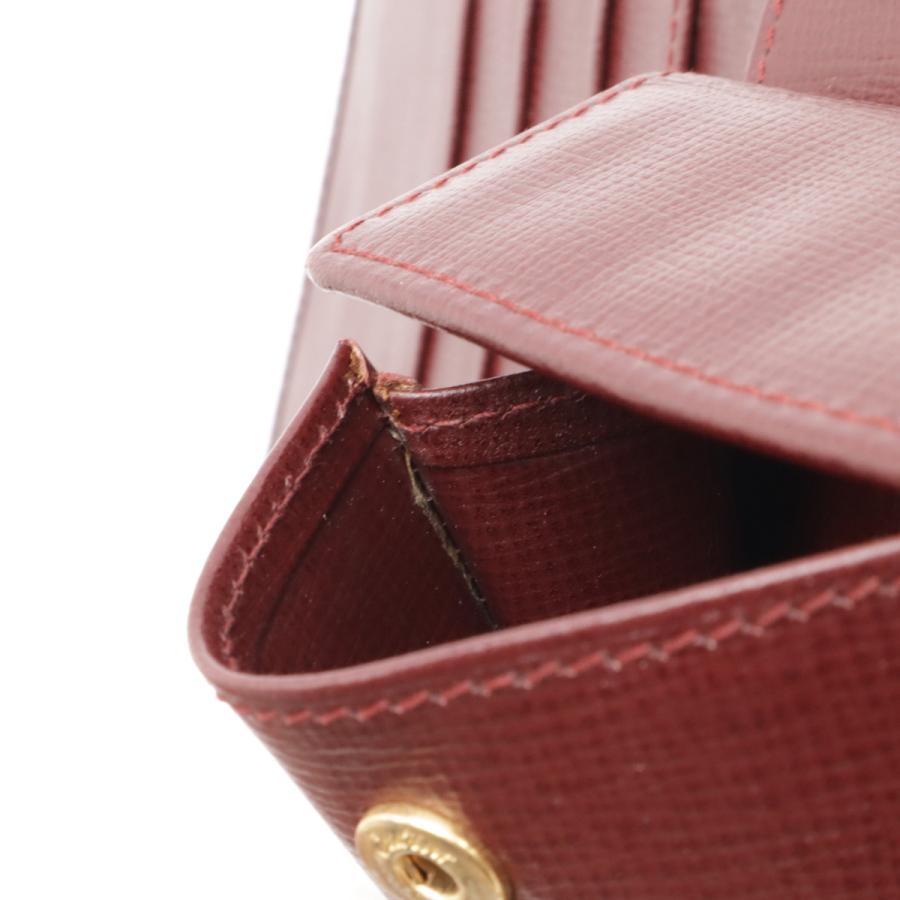 Cartier カルティエ マストライン マスト ドゥ カルティエ 2つ折財布 二つ折り財布 レザー ボルドー ゴールド金具 L3000165 | Cartier | 05