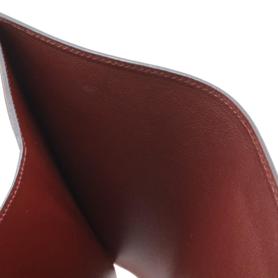 Cartier カルティエ カボションライン カボション 2つ折長財布 二つ折り がま口 ガマ口 レザー ブラック ボルドー シルバー金具 L3000585 | Cartier | 04