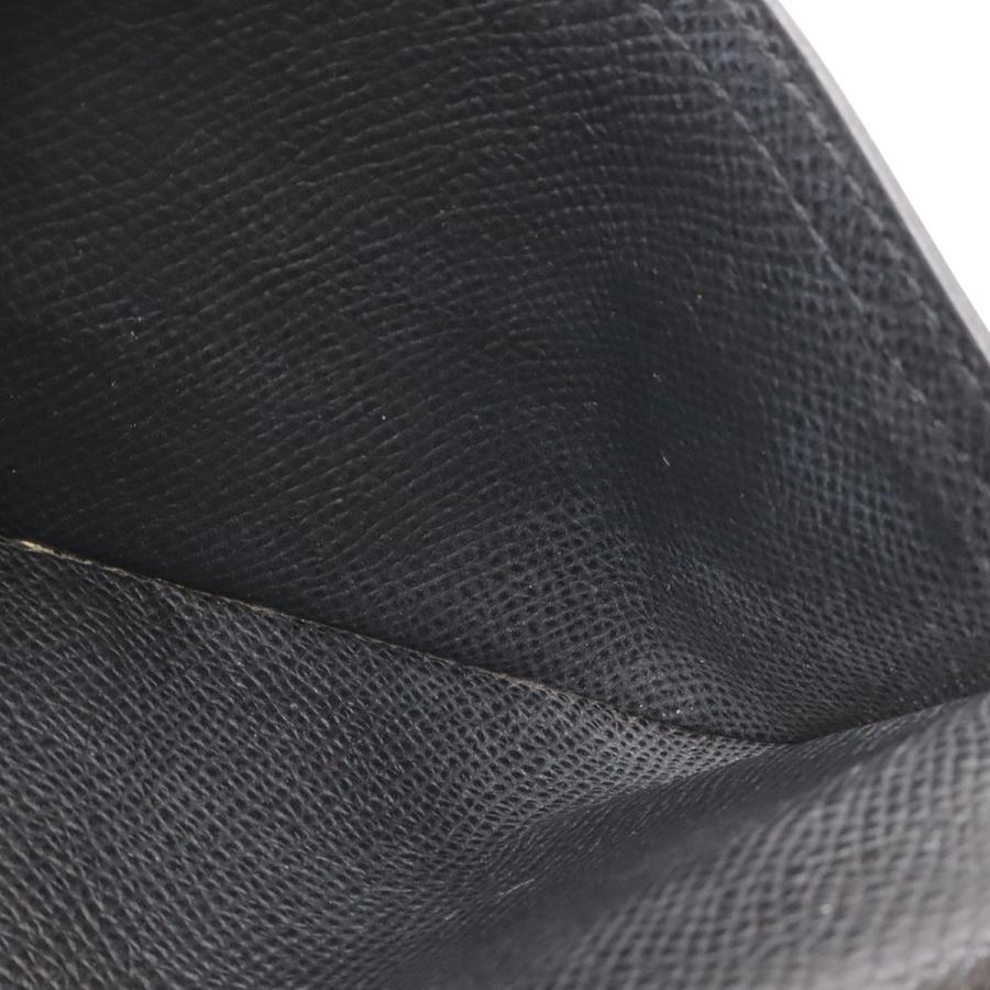 HERMES エルメス ベアン 2PLIS デュプリ 3つ折長財布 三つ折り長財布 クシュベル レザー ブラック 黒 シルバー金具 □J刻印 | HERMES | 07