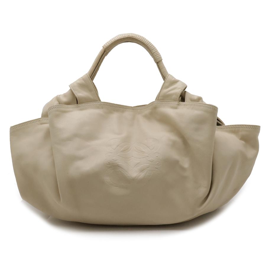 LOEWE ロエベ アナグラム ナッパアイレ ハンドバッグ レザー 