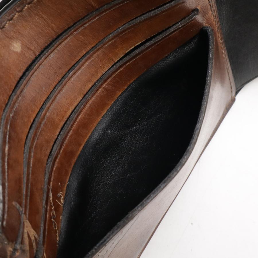 Berluti ベルルッティ エッセンシャル エピュール カリグラフィ 2つ折財布 二つ折り財布 ヴェネチアレザー ダークブラウン 茶 | Berluti | 06
