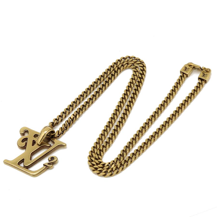 LOUIS VUITTON ルイ ヴィトン コリエ スクエアードLV ゴールド LOUIS VUITTON ルイ ヴィトン コリエ スクエアードLV ゴールド