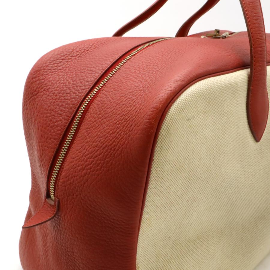 HERMES エルメス ヴィクトリア43 ボストンバッグ ハンドバッグ 