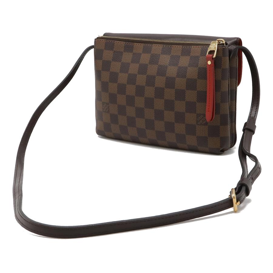ルイビィトン　ダミエポシェットのストラップ LOUIS VUITTON ルイヴィトン ショルダーストラップ 幅1.2cm