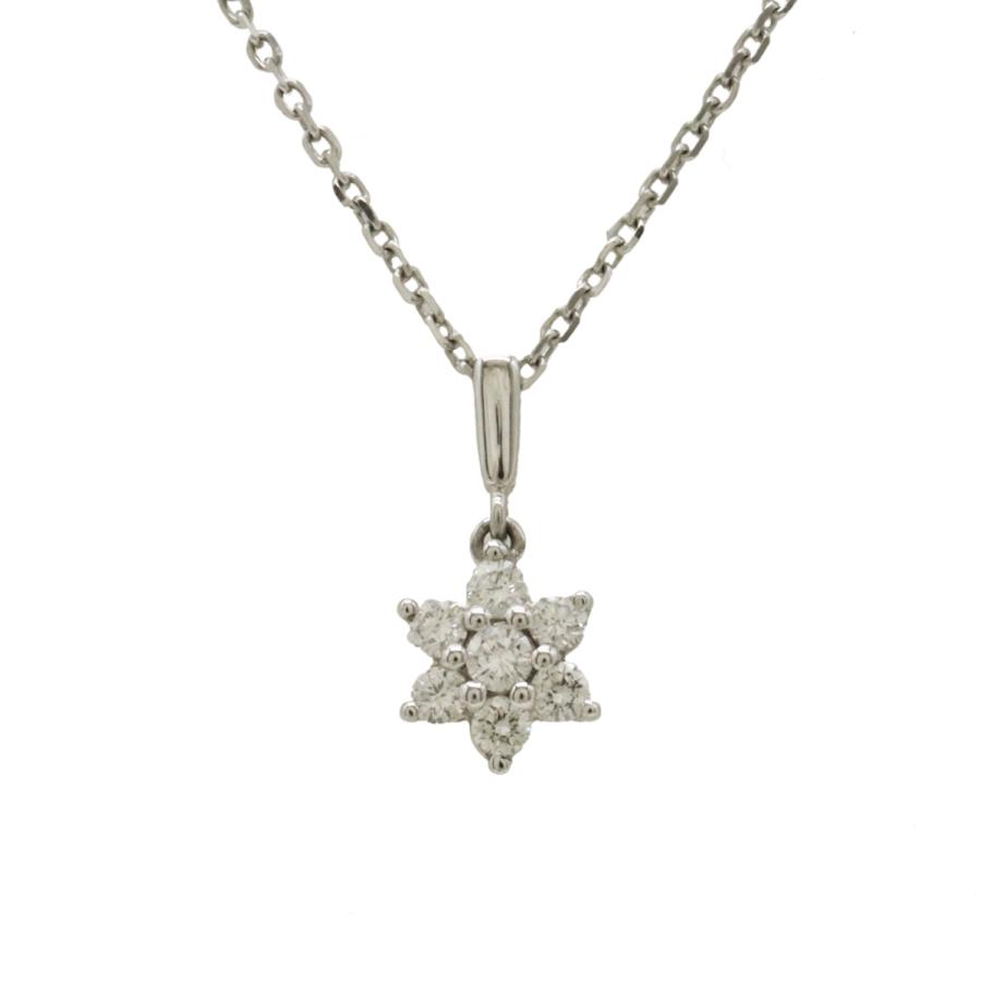 MIKIMOTO ミキモト ダイヤフラワー ネックレス ペンダント JAL MIKIMOTO ミキモト ダイヤフラワー ネックレス ペンダント JAL