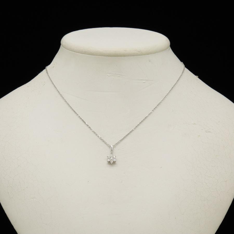 MIKIMOTO ミキモト ダイヤフラワー ネックレス ペンダント JAL MIKIMOTO ミキモト ダイヤフラワー ネックレス ペンダント JAL