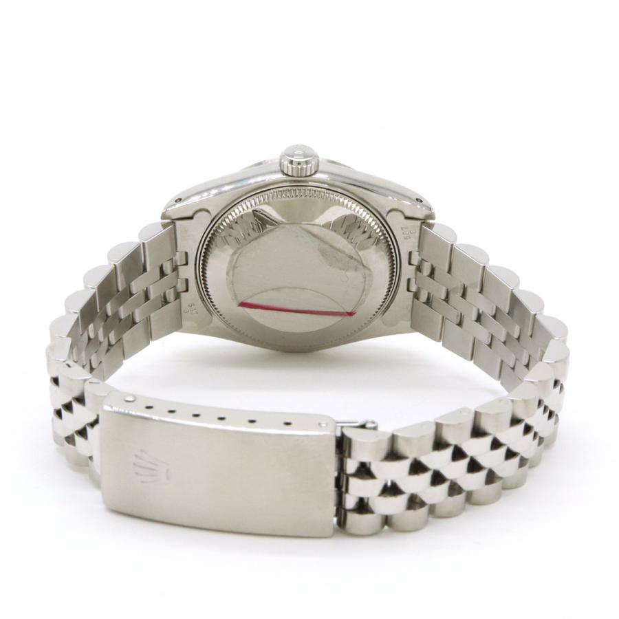 ROLEX ロレックス デイトジャスト ブラック文字盤 SS K18WGベゼル L番 ボーイズ AT オートマ 腕時計 68274 | ROLEX | 05