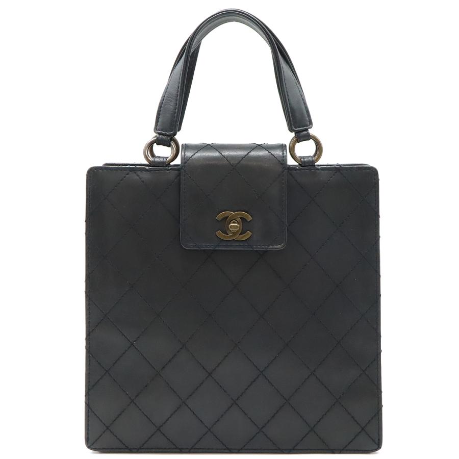 CHANEL（シャネル） マトラッセ ココマーク ターンロック ハンドバッグ 