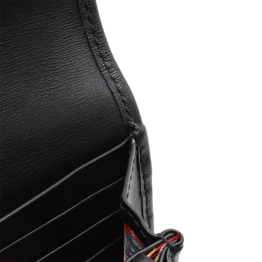 GUCCI グッチ オフィディア　シェリー GGマーモント キルティング 2つ折長財布 二つ折り長財布 レザー ブラック 黒 グリーン ゴールド金具 536451 | GUCCI | 04