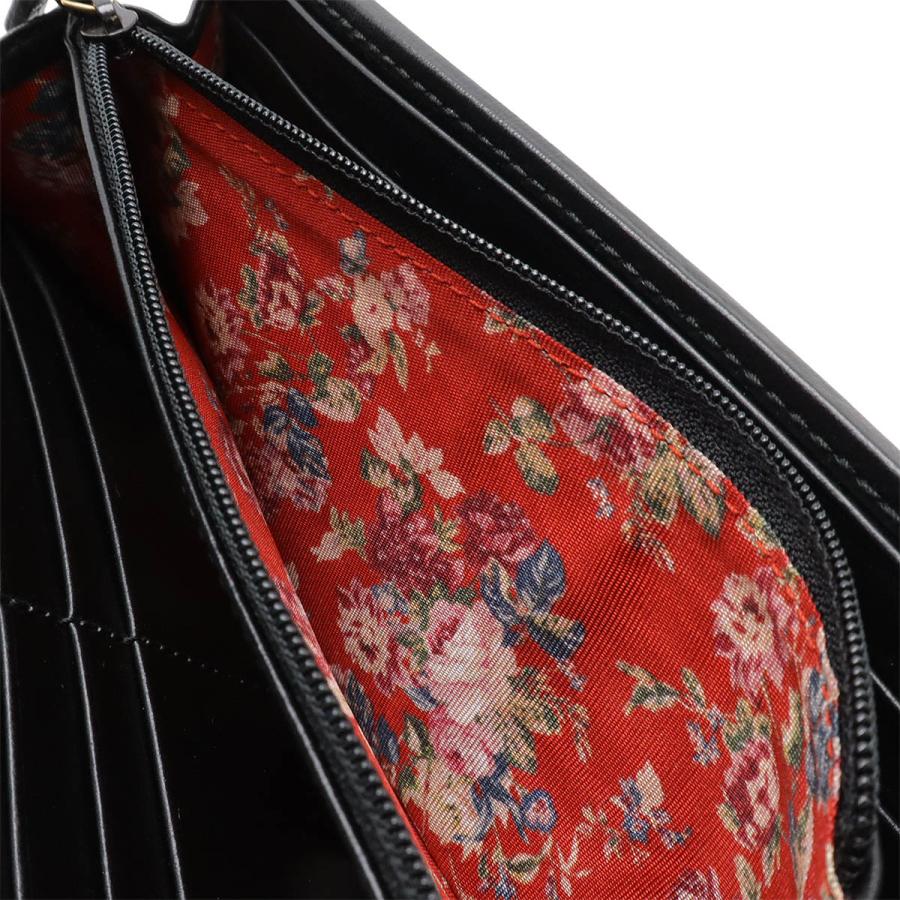 GUCCI グッチ オフィディア　シェリー GGマーモント キルティング 2つ折長財布 二つ折り長財布 レザー ブラック 黒 グリーン ゴールド金具 536451 | GUCCI | 05