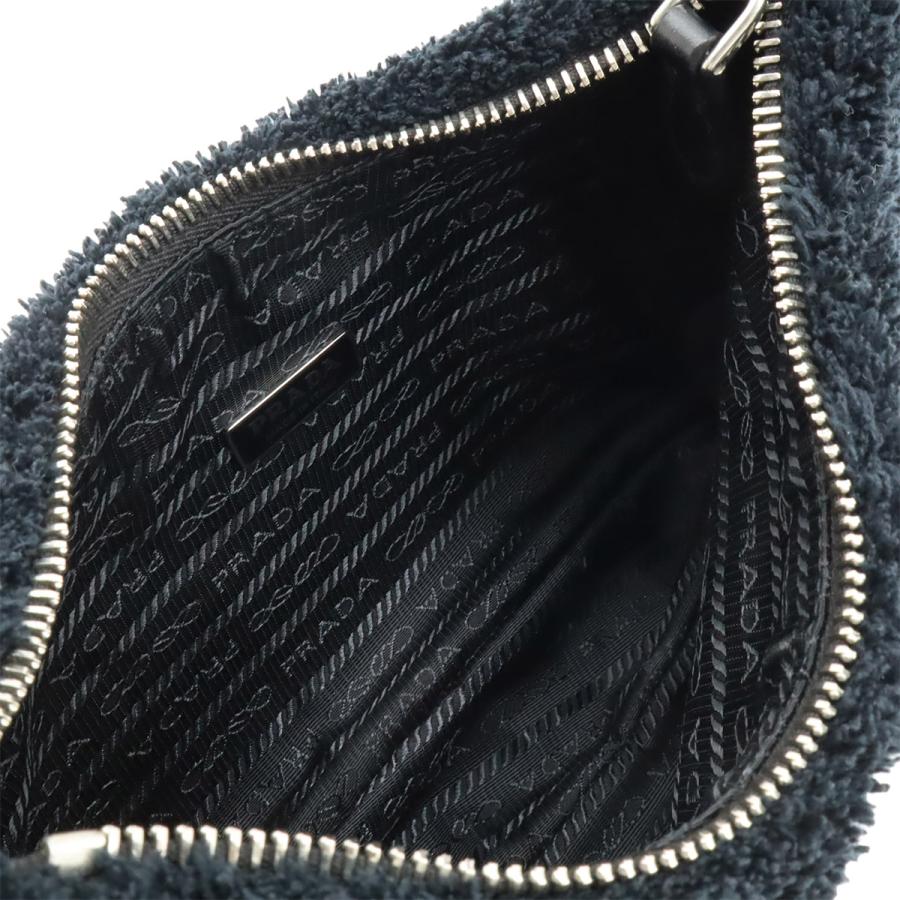 PRADA プラダ テリー Re-Edition 2000 ミニバッグ ショルダーバッグ ハンドバッグ トライアングルロゴ パイル NERO 黒 ブラック 1NE515 | PRADA | 05