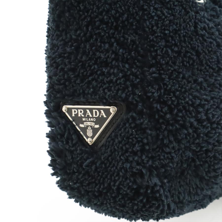 PRADA プラダ テリー Re-Edition 2000 ミニバッグ ショルダーバッグ ハンドバッグ トライアングルロゴ パイル NERO 黒 ブラック 1NE515 | PRADA | 07