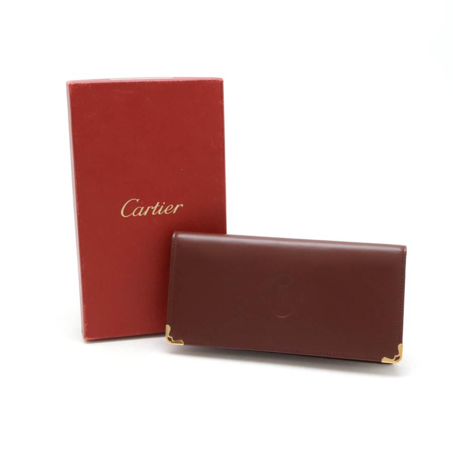 Cartier カルティエ マストライン 2つ折長財布 二つ折り長札入れ  
