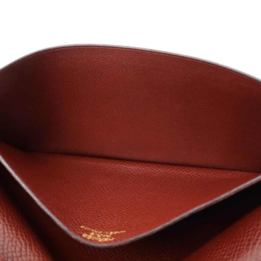 HERMES エルメス ベアンスフレ 2つ折長財布 二つ折り長財布 ヴォーエプソン レザー ボルドー ゴールド金具 □Q刻印 | HERMES | 06