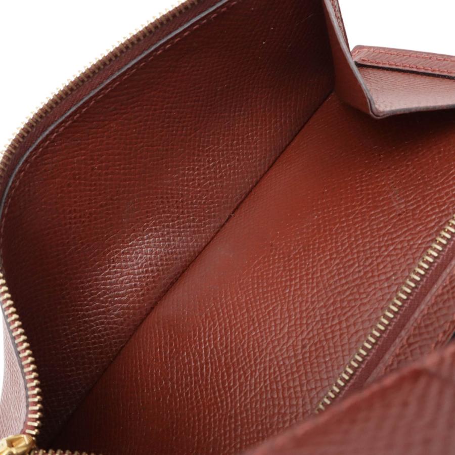 HERMES エルメス ベアンスフレ 2つ折長財布 二つ折り長財布 ヴォーエプソン レザー ボルドー ゴールド金具 □Q刻印 | HERMES | 08