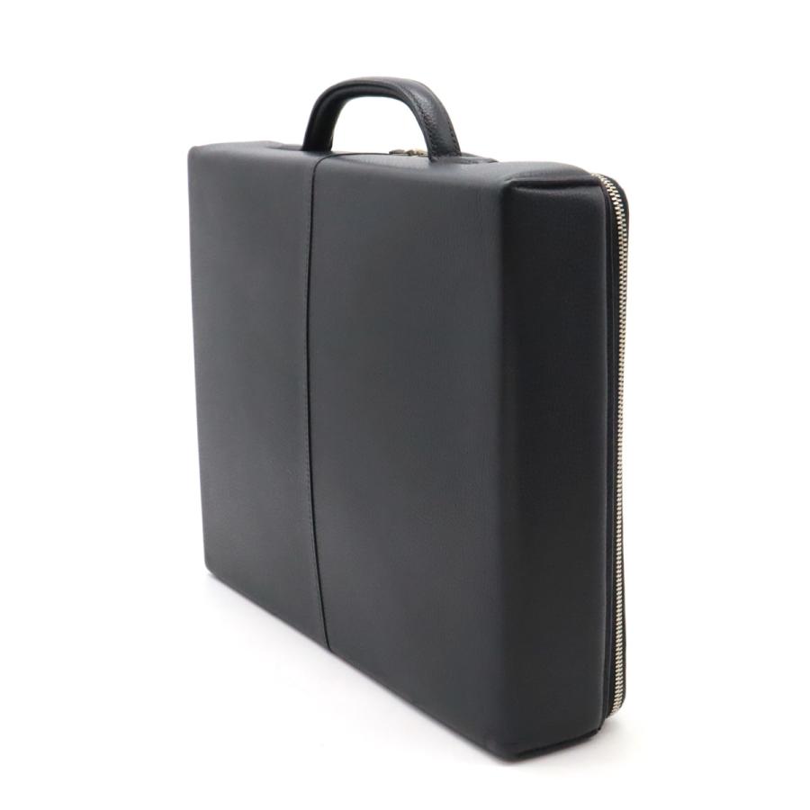 HERMES エルメス HERLIGHT エールライト ブリーフケース ビジネスバッグ トランクケース リエージュ レザー ブラック 黒 □J刻印 | HERMES | 01