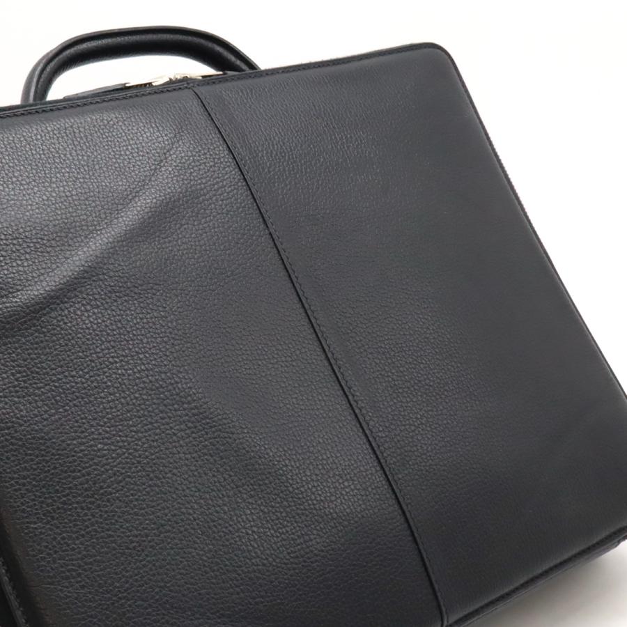 HERMES エルメス HERLIGHT エールライト ブリーフケース ビジネスバッグ トランクケース リエージュ レザー ブラック 黒 □J刻印 | HERMES | 08