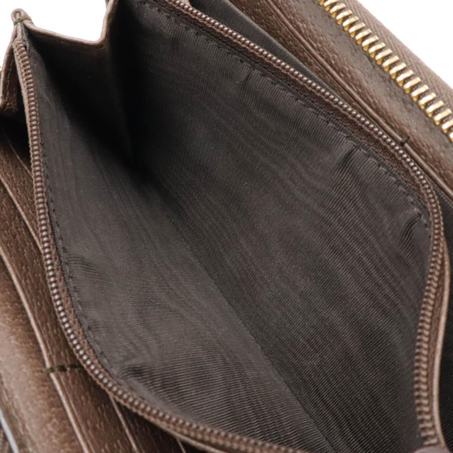 GUCCI グッチ オフィディア GGスプリーム ジップアラウンドウォレット ラウンドファスナー 長財布 PVC レザー ベージュ モカブラウン 茶 523154 | GUCCI | 05