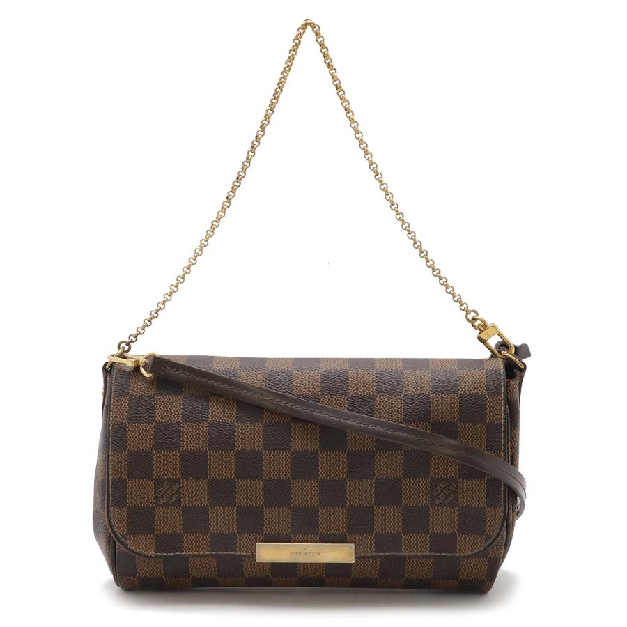 LOUIS VUITTON ルイ ヴィトン ダミエ フェイボリットMM ショルダーバッグ 斜め掛け 2WAY クラッチバッグ アクセサリーポーチ N41129 | LOUIS VUITTON
