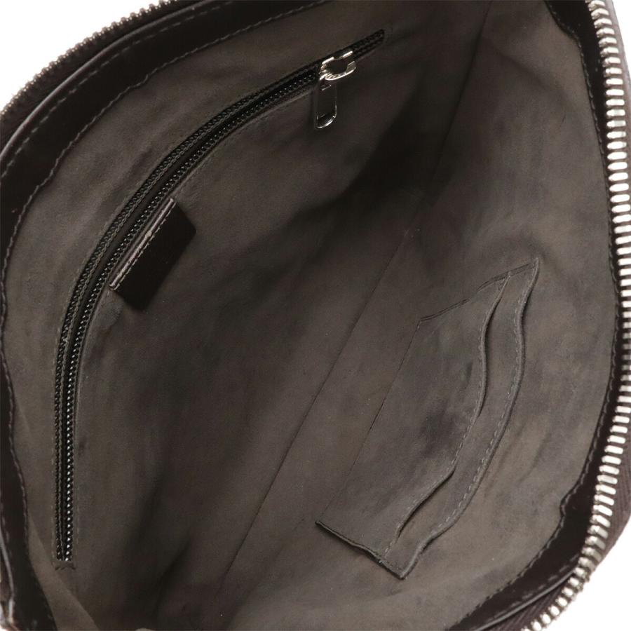 GUCCI グッチ GGスプリーム ショルダーバッグ 斜め掛け PVC レザー ベージュ ダークブラウン 茶 シルバー金具 406410 | GUCCI | 05