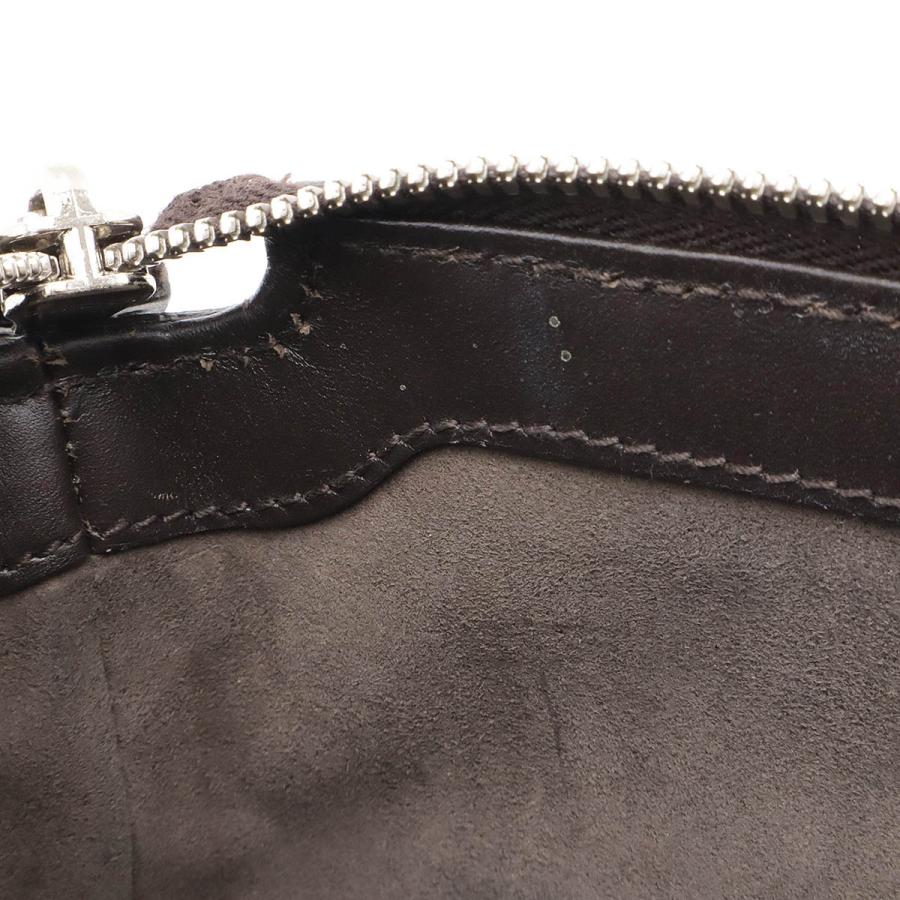 GUCCI グッチ GGスプリーム ショルダーバッグ 斜め掛け PVC レザー ベージュ ダークブラウン 茶 シルバー金具 406410 | GUCCI | 06